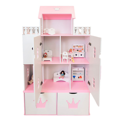 Домик для кукол Балерина Pema kids бело-розовый 1